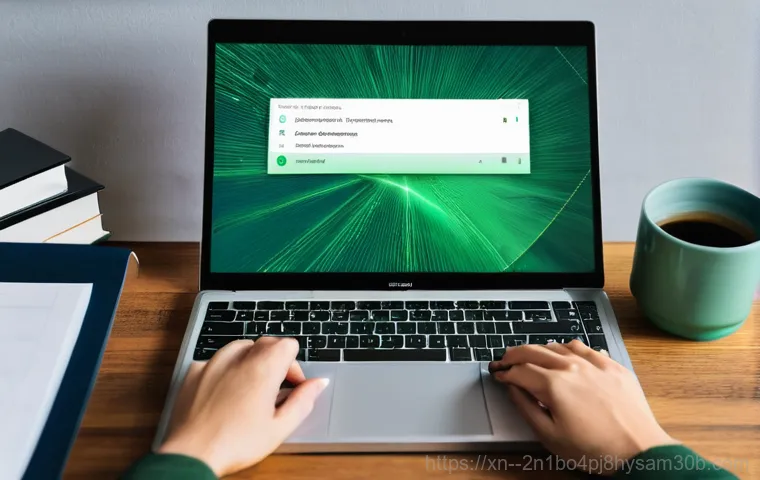 신공덕동 STATUS_KERNEL_CONNECTION_TIMEOUT - **Prompt:** A scene depicting a person (gender-neutral, wearing casual clothing) at a desk, looking ...
