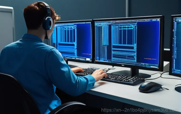 회덕동 DRIVER_POWER_STATE_FAILURE - "A wide shot of an adult individual, dressed in casual yet neat attire, sitting at a desk in a moder...