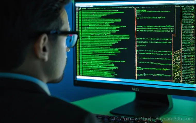 송정동 PAGE_FAULT_IN_NONPAGED_AREA - **Prompt:** A young adult, looking visibly frustrated, is seated at a cluttered computer desk in a h...