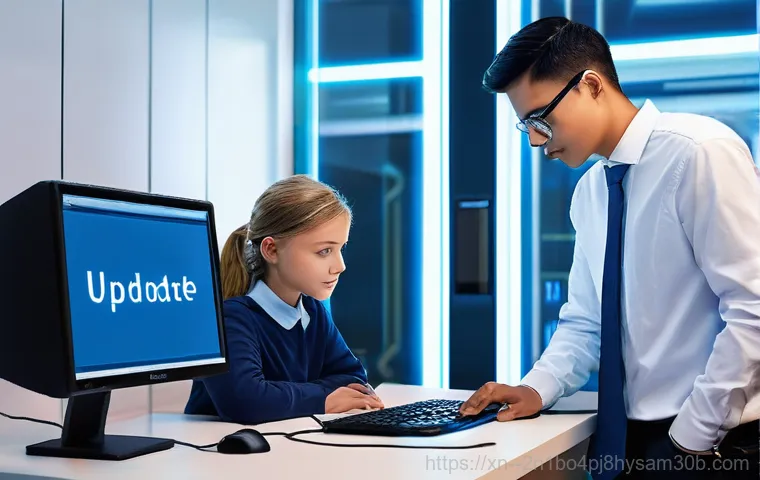 장지동 STATUS_KERNEL_MODULE_NOT_FOUND - **Prompt:** A focused IT professional, dressed in a smart casual shirt and trousers, is intently wor...