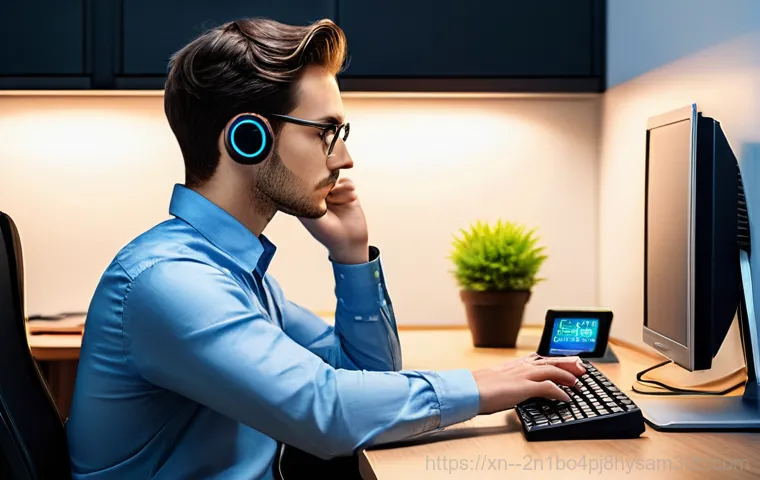 주자동 STATUS_CONNECTION_REFUSED - **Prompt: The Sudden Disconnection**
    A young adult, casually dressed in jeans and a sweater, sit...