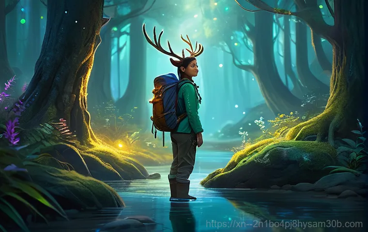 탄벌동 STATUS_PAGEFILE_MISSING - Image Prompt 1: Enchanted Forest Discovery**