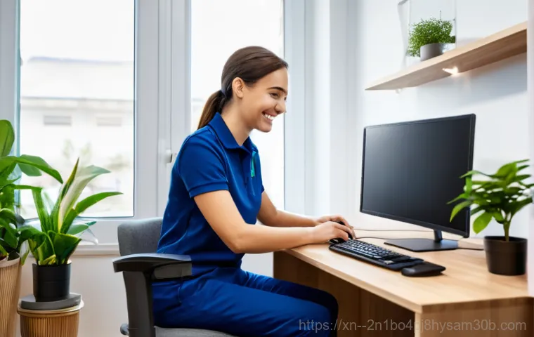 연건동 조립컴퓨터 pc 출장판매설치 - A professional male computer technician, in his late 30s with a neat uniform, meticulously assemblin...