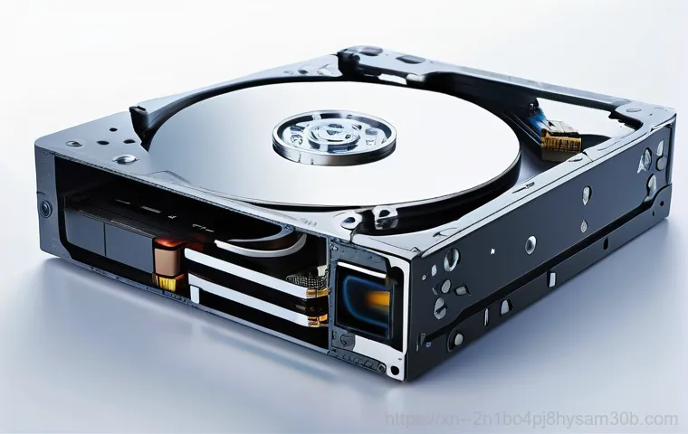 현천동 STATUS_DISK_READ_FAILURE - A close-up shot of a person's hands hovering anxiously over a laptop keyboard. The laptop screen pro...