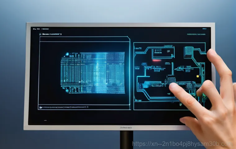 약수동 STATUS_KERNEL_DRIVER_CORRUPTION - An abstract, high-tech depiction of a computer's internal memory architecture. Glowing circuit board...