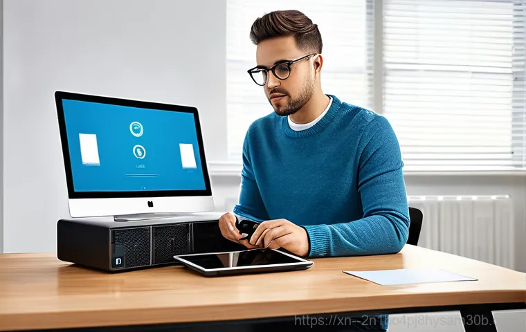 쌍령동 나스 nas 설정및수리 - Image Prompt 1: Choosing the Right NAS and Initial Setup**
