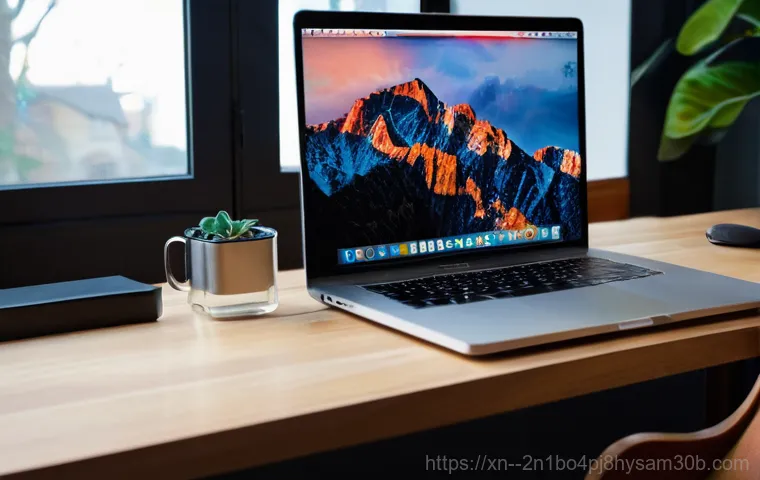 난향동 맥북프로 판매 및 수리 - **Image Prompt 2: MacBook Battery Replacement and Upgrade**
    An eye-level shot inside an open Mac...