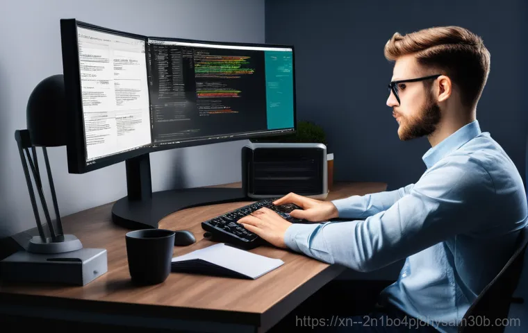 다동 STATUS_STACK_BUFFER_OVERRUN - **Prompt:** A young adult, male or female, sits at a desk looking visibly frustrated and stressed. T...