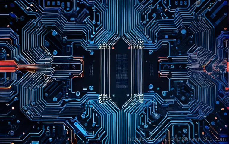 교북동 POOL_CORRUPTION_IN_FILE_AREA - A close-up of a computer monitor displaying a vibrant blue screen with the prominent white text "STO...