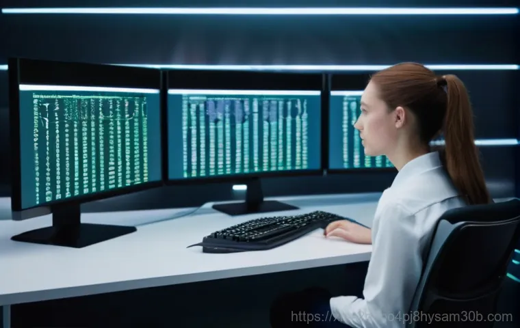 우면동 STATUS_NO_MEMORY - **Prompt:** "A futuristic, minimalist data center in Umyen-dong, characterized by sleek, white and s...
