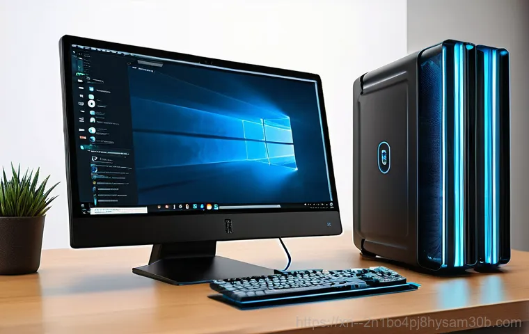 하중동 컴퓨터업그레이드 - **Image Prompt 1: The SSD Transformation - From Frustration to Fluidity**
    "A split image of a us...