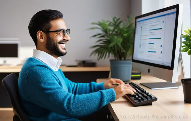 누상동 STATUS_KERNEL_BOOT_FAILURE - **Prompt 2: Focused Troubleshooting of a Computer Issue**
    A person, wearing a simple button-up s...