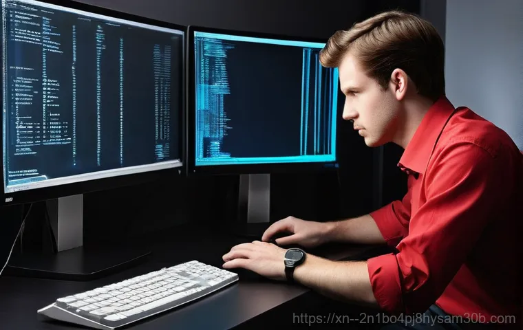 강북구 STATUS_IO_ERROR - **Prompt 1: The Initial Shock of a Computer Error**
    "A person in their late 20s to early 30s, dr...