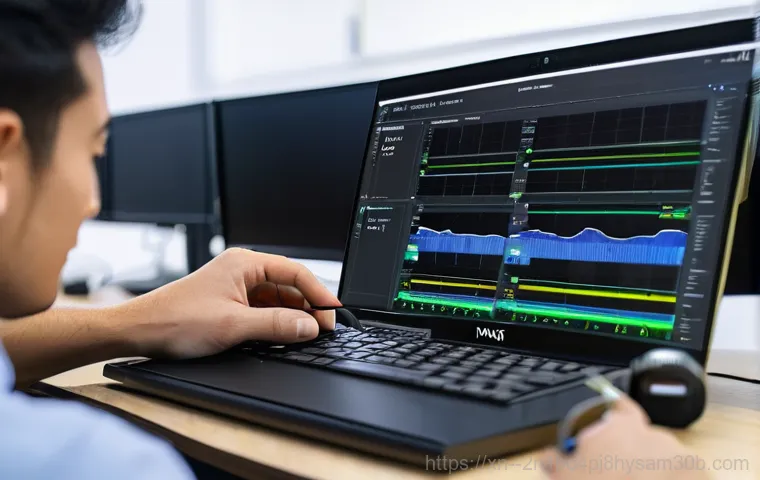 예지동 나스 nas 설정및수리 - **Prompt:** A modern, secure server room or a dedicated IT workspace. In the foreground, a multi-bay...