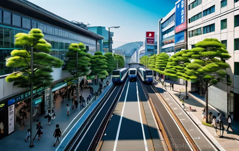 중림동 INVALID_KERNEL_HANDLE - **Prompt:** "A vibrant street scene in Jungnim-dong, Seoul, showcasing the harmonious blend of old a...