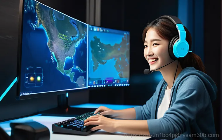 석촌동 중고컴퓨터 pc 출장판매설치 - A high-angle shot showcasing a meticulously arranged desk with a modern, "refurbished" mid-tower des...