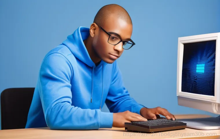 삼선동 USER_MODE_HEALTH_MONITOR - **Prompt 2: Troubleshooting in Safe Mode**
    A focused individual, wearing a modest short-sleeved ...