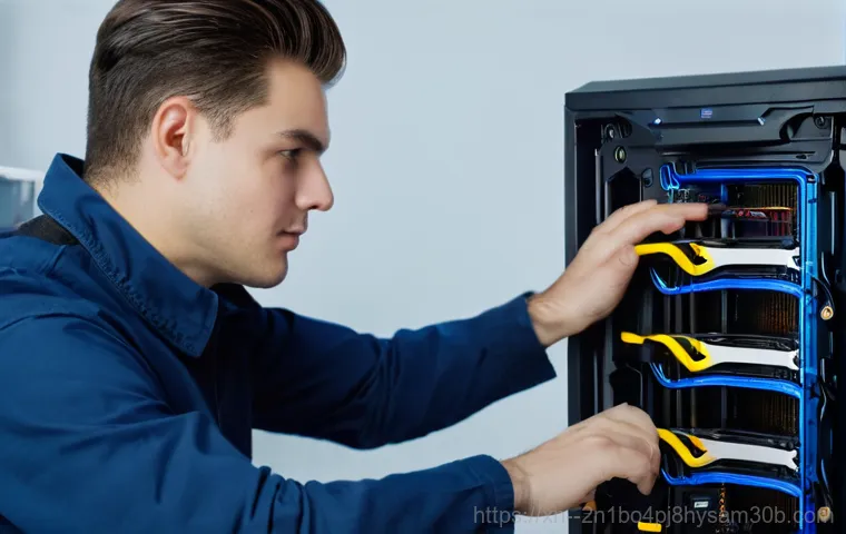 명동 중고컴퓨터 pc 출장판매설치 - **Prompt 2: Discerning Customer Selecting a Value-Packed Used PC**
    "Inside a well-lit, organized...