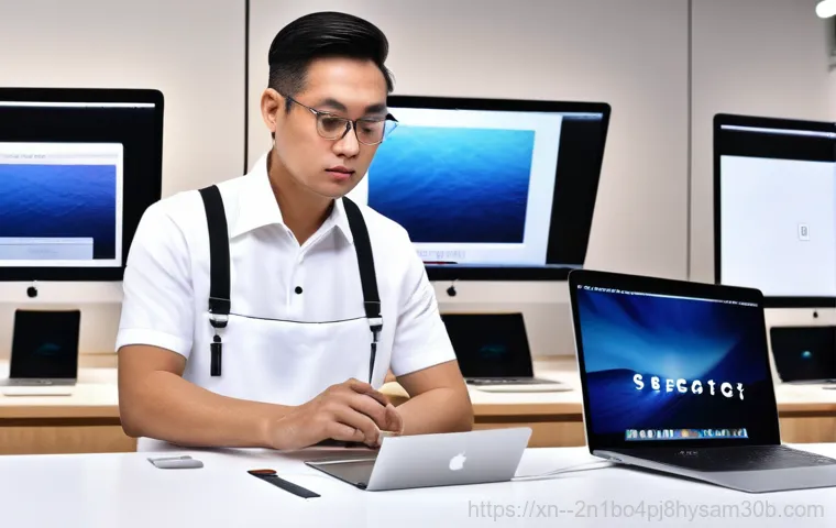 신도림 맥북에어 판매 및 수리 - **Image Prompt 1: Expert MacBook Air Repair in Sindorim**
    A highly skilled technician, with focu...