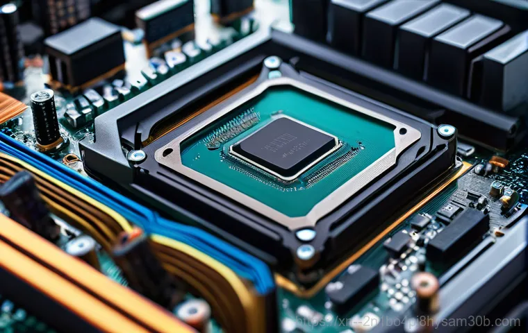 흥도동 메인보드조립 및 교체수리 - **Image Prompt 2: Expert Motherboard Repair in Progress**
    A highly detailed shot of a skilled co...