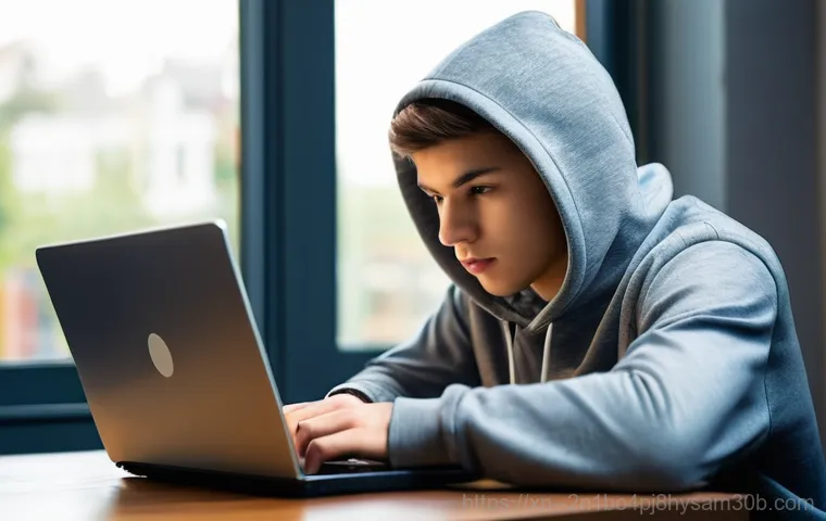 과해동 STATUS_INVALID_PARAMETER - **Prompt 1: Initial Frustration with a Parameter Error**
    A young adult (18-25 years old) sitting...