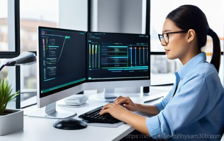 설악면 STATUS_KERNEL_DISK_ERROR - An intricate, technical view inside an open desktop computer case. The primary focus is on a hard di...