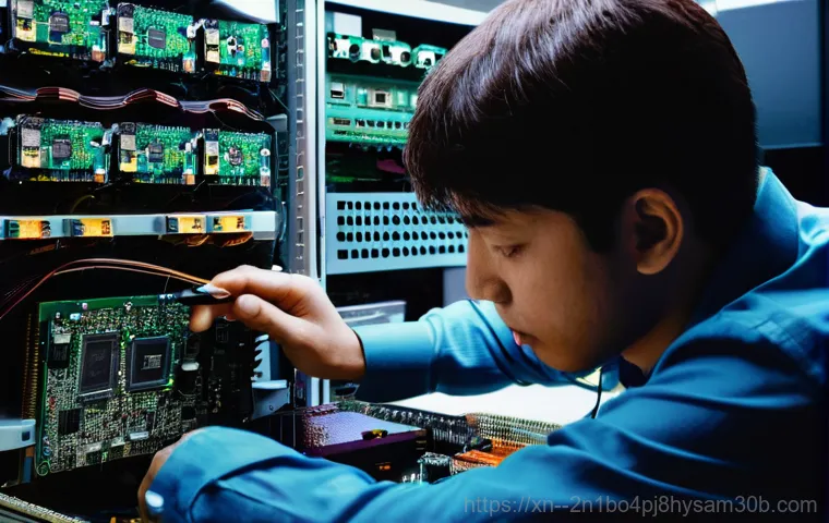 봉익동 UNMOUNTABLE_BOOT_VOLUME - **Prompt:** A young adult, looking visibly stressed and confused, sits in front of a computer monito...