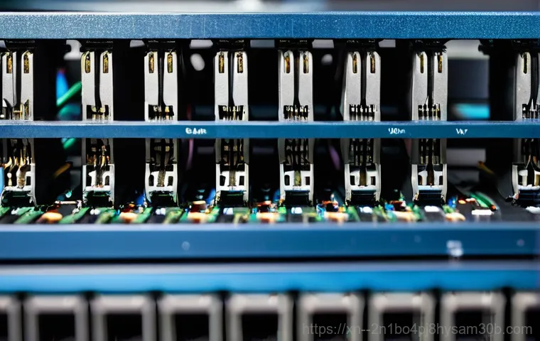 반포동 HARDWARE_MEMORY_FAILURE - **Prompt:** A bustling modern government service center is experiencing a system-wide outage due to ...