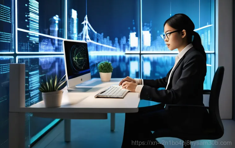상암동 STATUS_INVALID_PAGE - **Prompt:** A lone elderly Korean woman, dressed in a modest, comfortable cardigan and dark trousers...