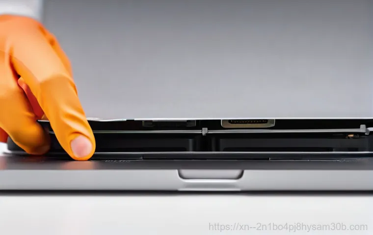 신당동 맥북프로 판매 및 수리 - **Image Prompt 1: Official vs. Third-Party MacBook Repair**
    A split image illustrating the contr...