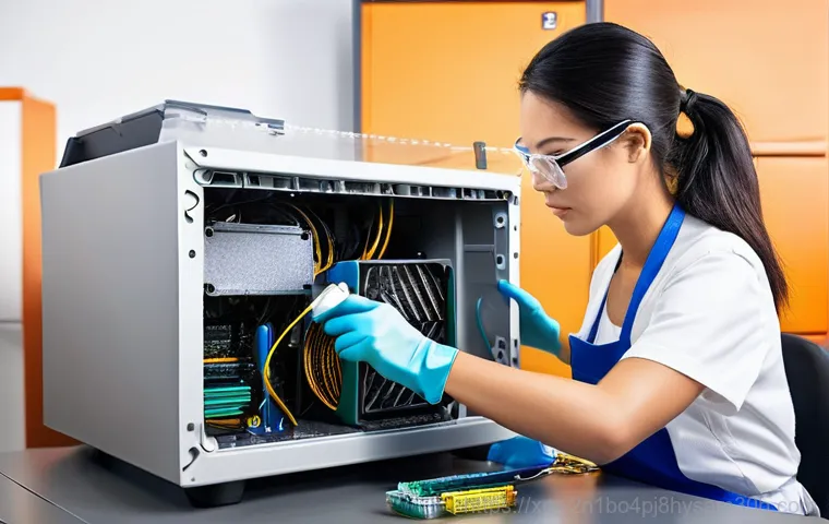 철산동 부팅안됨 - **Prompt 2: "Power On, No Display" Troubleshooting**
    A focused person, gender-neutral, in their ...