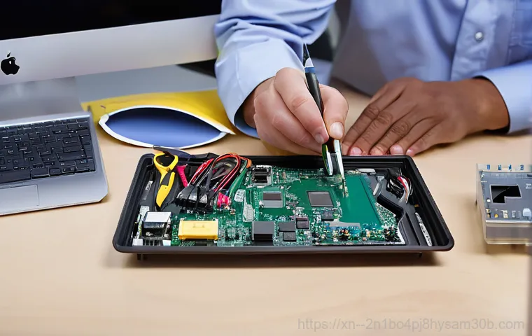 신대방 아이맥 판매 및 수리 - **Prompt 2: Internal Cleaning for a Quieter, Cooler iMac**
    A close-up, split image demonstrating...
