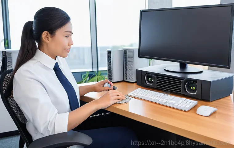 고양시 워크스테이션출장방문수리점 - **On-Site Workstation Repair: Expert at Your Service**
    Inside a brightly lit, organized office s...