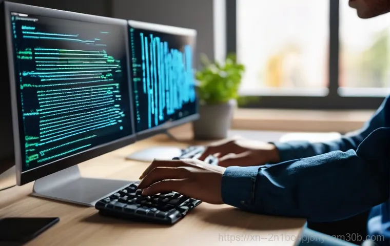 청진동 NTFS_FILE_SYSTEM - **Prompt 1: The Frustration of a System Crash**
    A young adult, gender-neutral, with a worried ex...