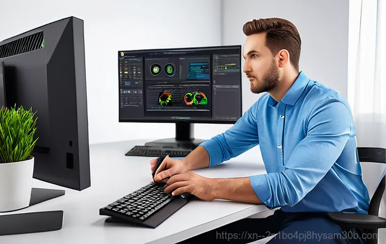 교북동 조립컴퓨터 pc 출장판매설치 - **Prompt 1: Home PC Assembly and Installation**
    A professional computer technician, wearing a cl...