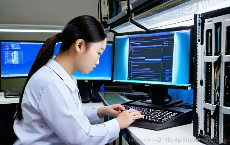 노량진 pc복구중 - **Prompt 1: Frustrated Student with a Malfunctioning PC in Noryangjin**
    A young male student, dr...