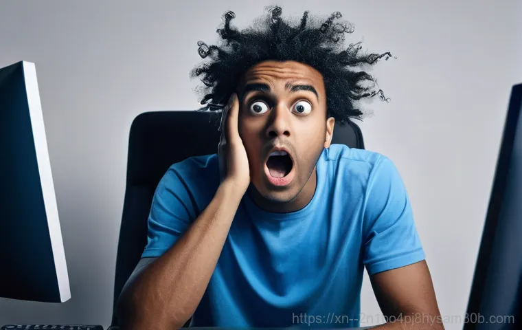 신영동 pc복구중 - **Image Prompt: Extreme PC Frustration**
    "A person in their late 20s to early 40s, dressed in ca...