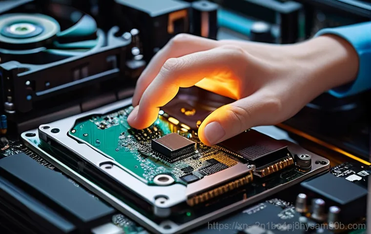 하면 SSD조립 및 교체수리 - **Prompt 1: The Dawn of Speed and Productivity**
    A bright, modern home office setting with a per...