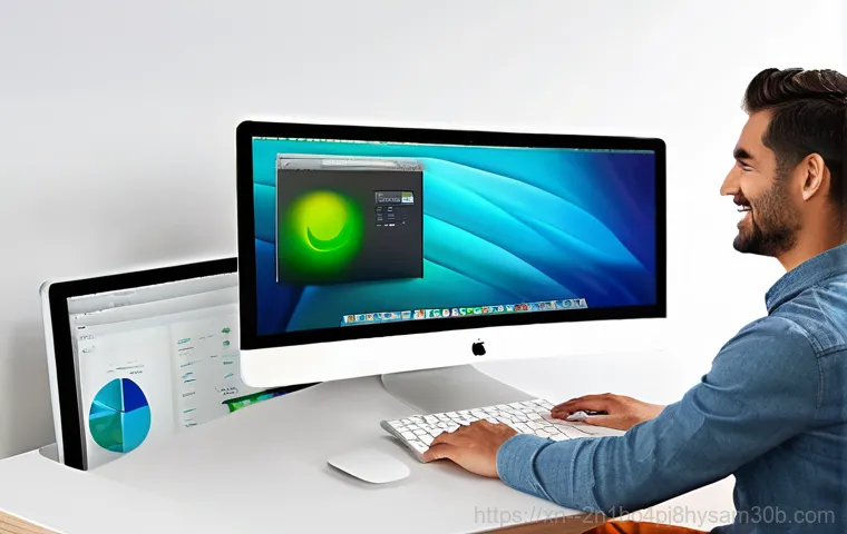 구의동 아이맥 판매 및 수리 - **Prompt 2: "Diagnosing and Resolving iMac Fan Noise and Boot Issues"**
    Inside a well-lit and ti...