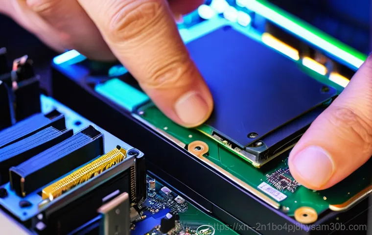 서빙고동 all boot options are tried - **Prompt 2: Navigating the Digital Brain (BIOS/UEFI)**
    A close-up shot focusing on the hands of ...