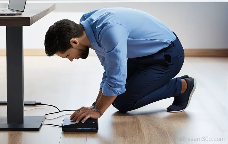 신창동 STATUS_CONNECTION_REFUSED - **Prompt:** A young adult, dressed in casual yet neat home office attire, sits at a clean, modern de...