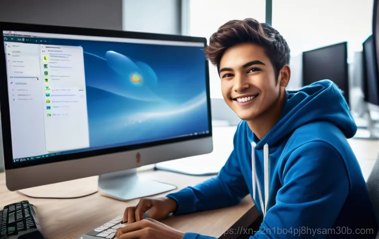 행신동 STATUS_PROTECTION_ERROR - **Prompt 2: Troubleshooting a PC Hardware Issue**
    "A medium shot, high-definition photo of a foc...