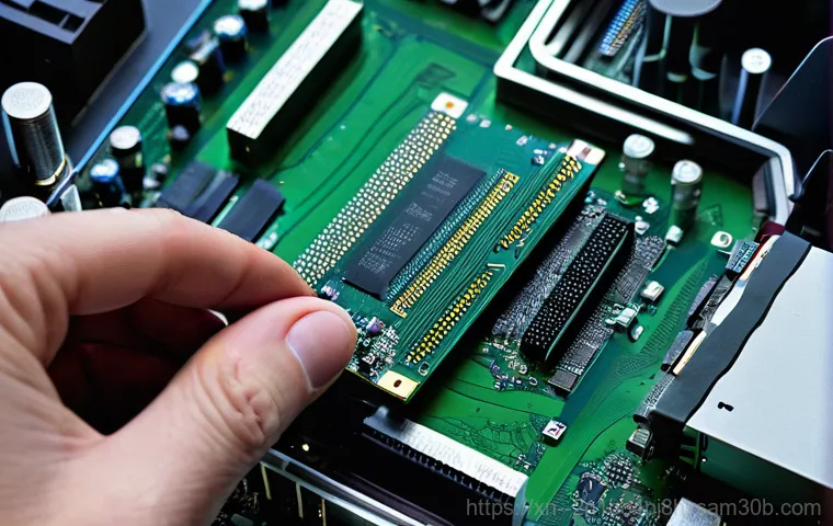 미아동 CLOCK_WATCHDOG_TIMEOUT - A close-up, stylized depiction of an overworked CPU (Central Processing Unit) within a gaming PC. Th...