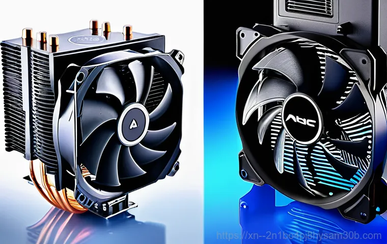 창전동 쿨러조립 및 교체수리 - **Image Prompt 1: Overheating CPU Performance Issue**
    A realistic, high-angle close-up shot of a...