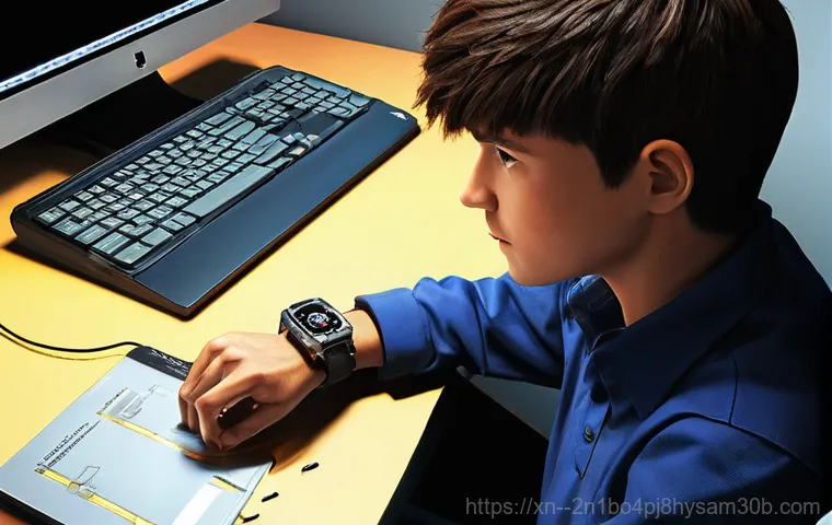 발산동 ACPI_BIOS_ERROR - **Prompt 1: The Sudden Blue Screen Alarm**
    "A young adult, visibly distressed and exasperated, s...