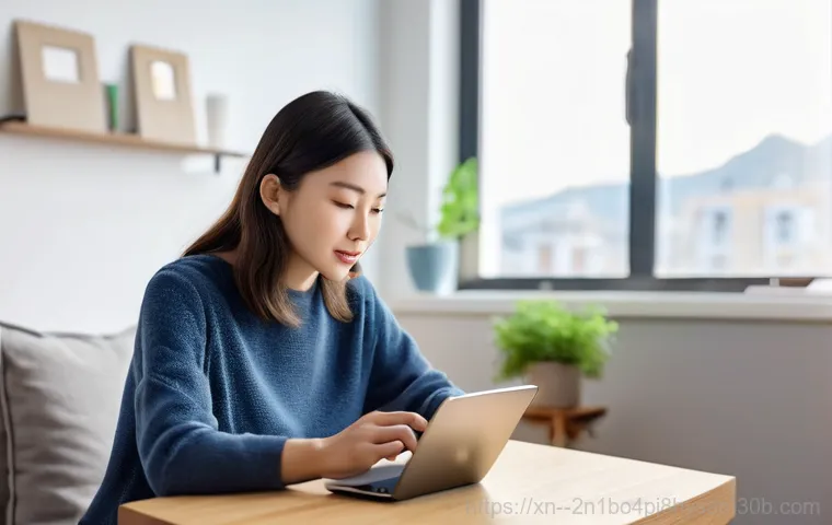 신길동 STATUS_MEMORY_OVERFLOW - **Smartphone Optimization at Home:**
    A person (adult) with a focused expression is comfortably s...