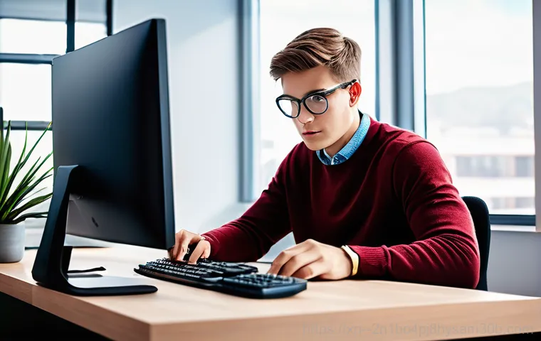 관훈동 BUGCODE_USB_DRIVER - **Prompt 2: Diligent USB Troubleshooting**
    A person in their late twenties, wearing a sensible b...