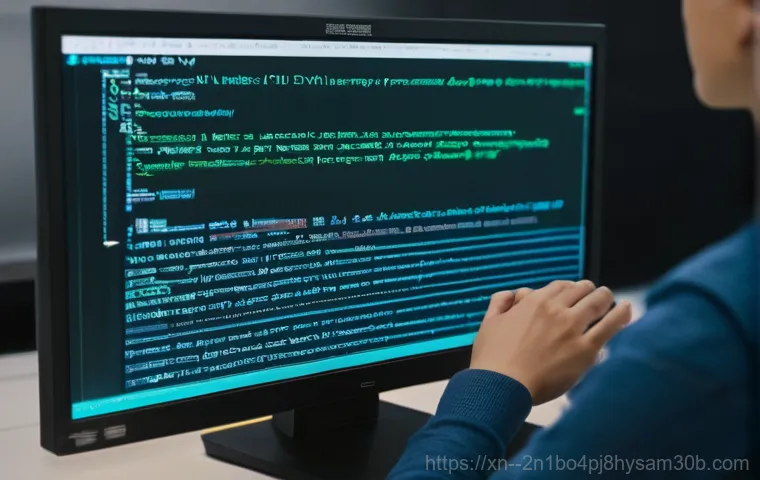 안암동 STATUS_KERNEL_NETWORK_ERROR - A person, dressed in casual attire, sits at a desk in a modern home office, looking at a computer mo...