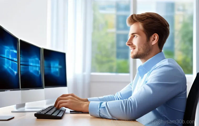 오금동 HARDWARE_INTERRUPT_STORM - **Prompt 2: Diligent PC Troubleshooting**
    A focused adult, mid-30s, is carefully inspecting a de...