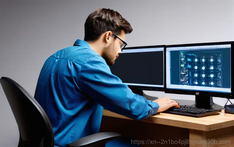 용산구 STATUS_INVALID_PARAMETER - **Prompt:** A young adult, looking visibly frustrated but determined, sits in front of a desktop com...
